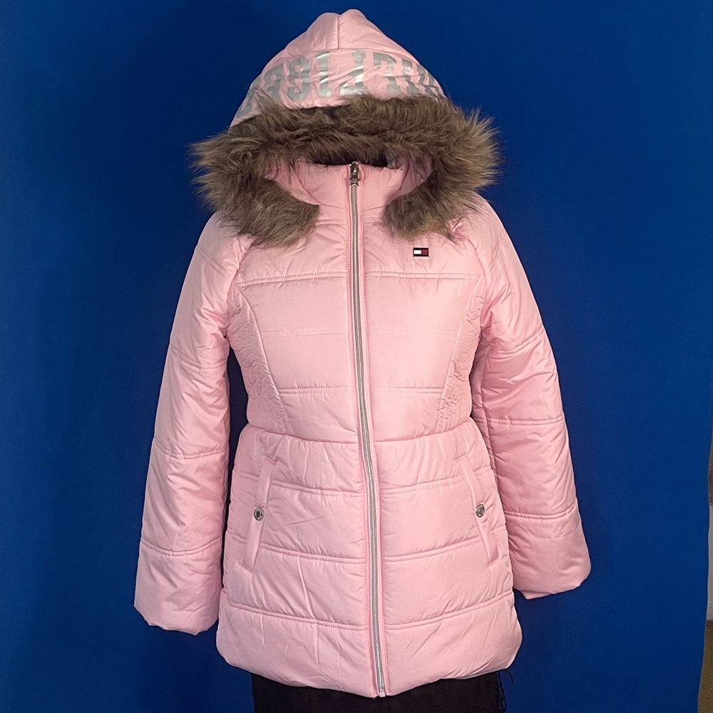 Tommy Hilfiger Girls Fleece Lined Puffer Jacket